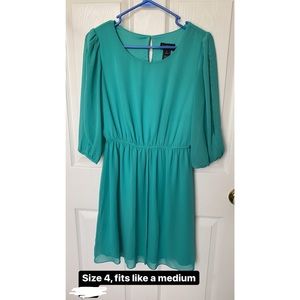 Teal dress